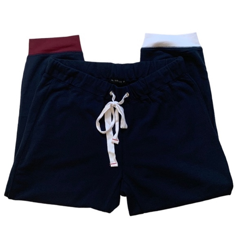 NWT SONCY Color Blocked High Waisted Sweatpants Size 1